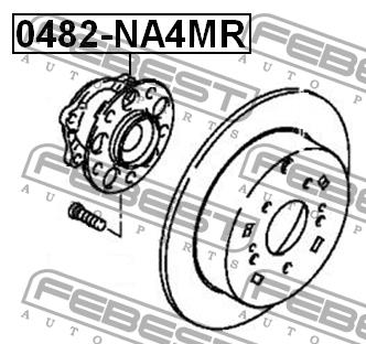 Купить Febest 0482-NA4MR по низкой цене в Украине!