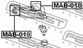 Купить Febest MAB-018 по низкой цене в Украине!