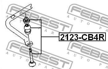 Febest Стойка стабилизатора заднего – цена 765 UAH
