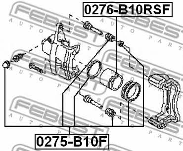 Купить Febest 0275B10F – отличная цена на EXIST.UA!