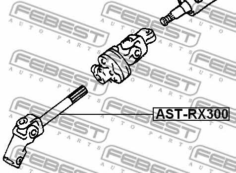 Купить Febest AST-RX300 по низкой цене в Украине!