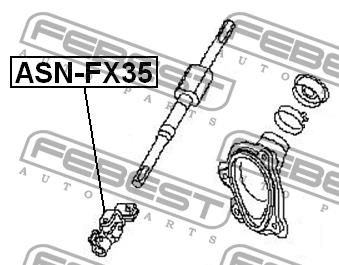 Купити Febest ASNFX35 – суперціна на EXIST.UA!