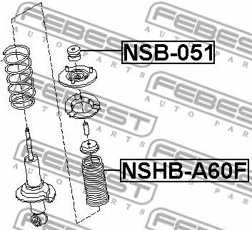 Купить Febest NSB051 – отличная цена на EXIST.UA!