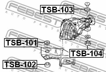 Купить Febest TSB-102 по низкой цене в Украине!