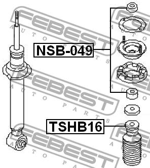 Купить Febest NSB-049 по низкой цене в Украине!