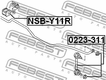 Купить Febest NSBY11R – отличная цена на EXIST.UA!
