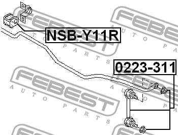 Купить Febest NSB-Y11R по низкой цене в Украине!