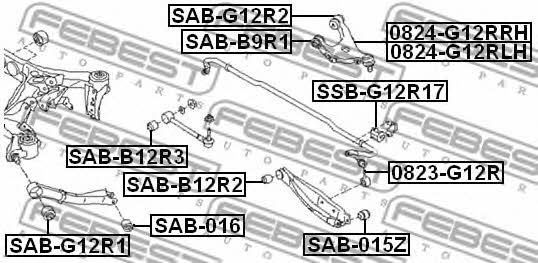 Купить Febest SSBG12R14 – отличная цена на EXIST.UA!