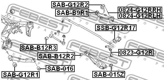 Купить Febest SSB-G12R14 по низкой цене в Украине!
