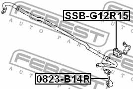 Купить Febest SSBG12R15 – отличная цена на EXIST.UA!