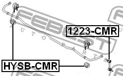 Втулка стабилизатора заднего Febest HYSB-CMR