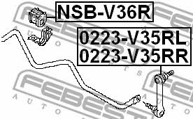 Купити Febest NSBV36R – суперціна на EXIST.UA!