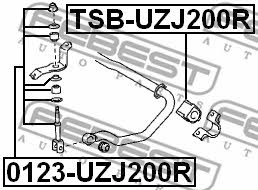 Купити Febest TSB-UZJ200R за низькою ціною в Україні!