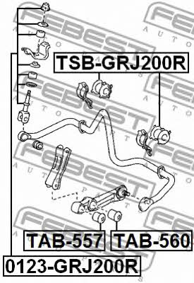 Купить Febest TSBGRJ200R – отличная цена на EXIST.UA!
