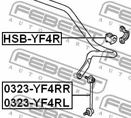 Купить Febest HSBYF4R – отличная цена на EXIST.UA!