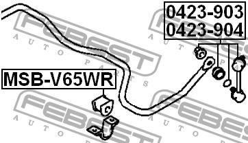 Купить Febest MSB-V65WR по низкой цене в Украине!