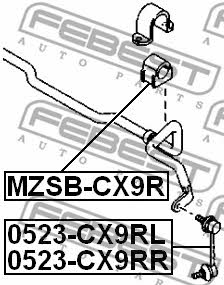 Купить Febest MZSB-CX9R по низкой цене в Украине!