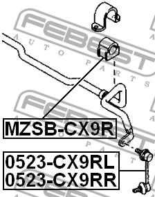 Купить Febest MZSBCX9R – отличная цена на EXIST.UA!
