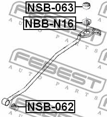 Купить Febest NSB063 – отличная цена на EXIST.UA!