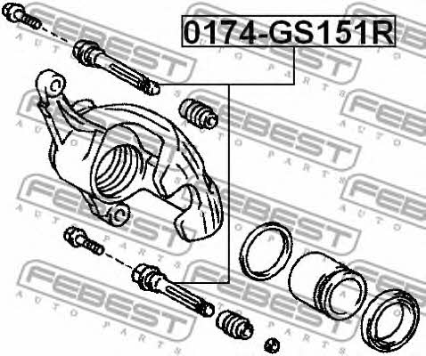 Купить Febest 0174-GS151R по низкой цене в Украине!