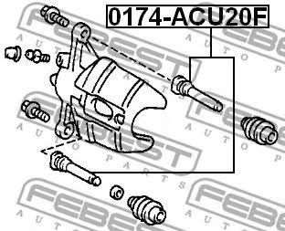 Купить Febest 0174-ACU20F по низкой цене в Украине!