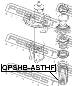 Пильник амортизатора переднього Febest OPSHB-ASTHF