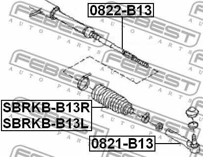 Купить Febest SBRKB-B13L по низкой цене в Украине!