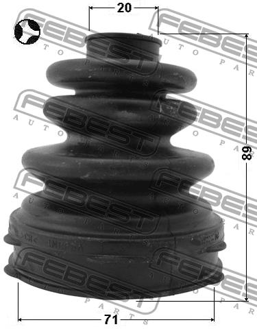 Купити Febest 2215-CDT за низькою ціною в Україні!