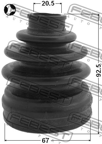 Купити Febest 0415CY2AT – суперціна на EXIST.UA!