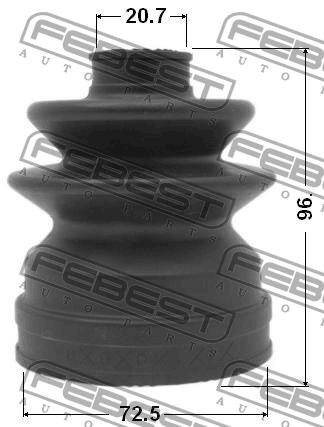Пильовик ШРКШ внутрішній Febest 0215-N16JP