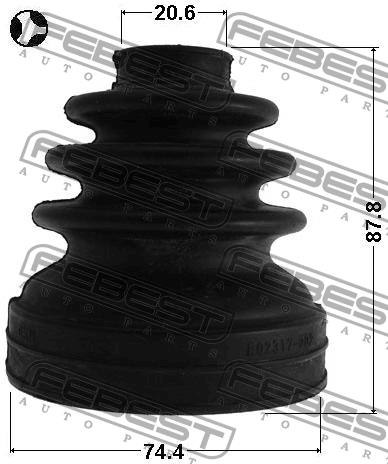Купити Febest 0115ZZE150T – суперціна на EXIST.UA!