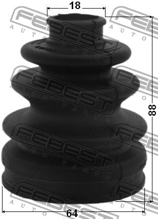 Купити Febest 0115-MHU38R за низькою ціною в Україні!