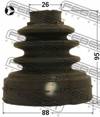 Купити Febest 2115-CA220LHT за низькою ціною в Україні!