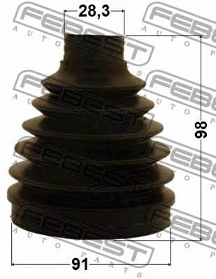 Купити Febest 1615P-164FLH за низькою ціною в Україні!