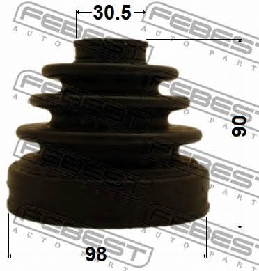 Купити Febest 0215TA60R – суперціна на EXIST.UA!