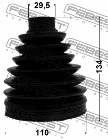 Купити Febest 0117P-UCK50 за низькою ціною в Україні!