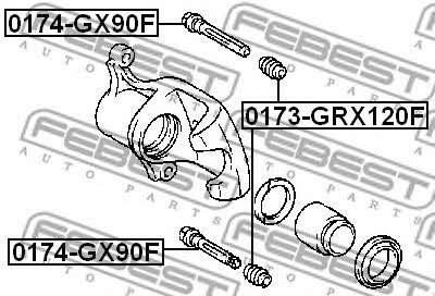 Купить Febest 0174GX90F – отличная цена на EXIST.UA!