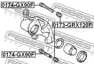 Купить Febest 0174-GX90F по низкой цене в Украине!