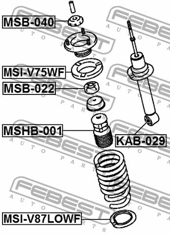 Купити Febest MSB040 – суперціна на EXIST.UA!