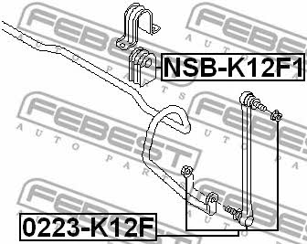 Купити Febest NSBK12F1 – суперціна на EXIST.UA!