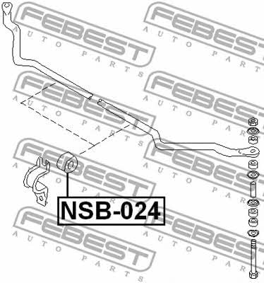 Купити Febest NSB024 – суперціна на EXIST.UA!