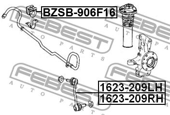 Купити Febest BZSB906F16 – суперціна на EXIST.UA!