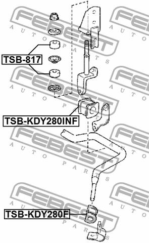 Купить Febest TSBKDY280F – отличная цена на EXIST.UA!