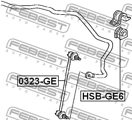 Купить Febest HSB-GE6 по низкой цене в Украине!
