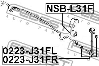 Купити Febest NSBL31F – суперціна на EXIST.UA!