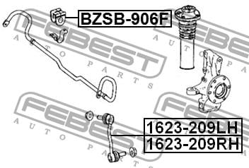 Купити Febest BZSB906F – суперціна на EXIST.UA!