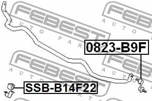 Купить Febest SSBB14F22 – отличная цена на EXIST.UA!