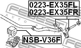 Купити Febest NSBV36F – суперціна на EXIST.UA!