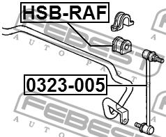 Купить Febest HSB-RAF по низкой цене в Украине!