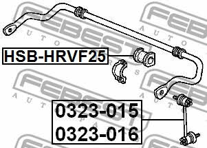 Купити Febest HSB-HRVF25 за низькою ціною в Україні!